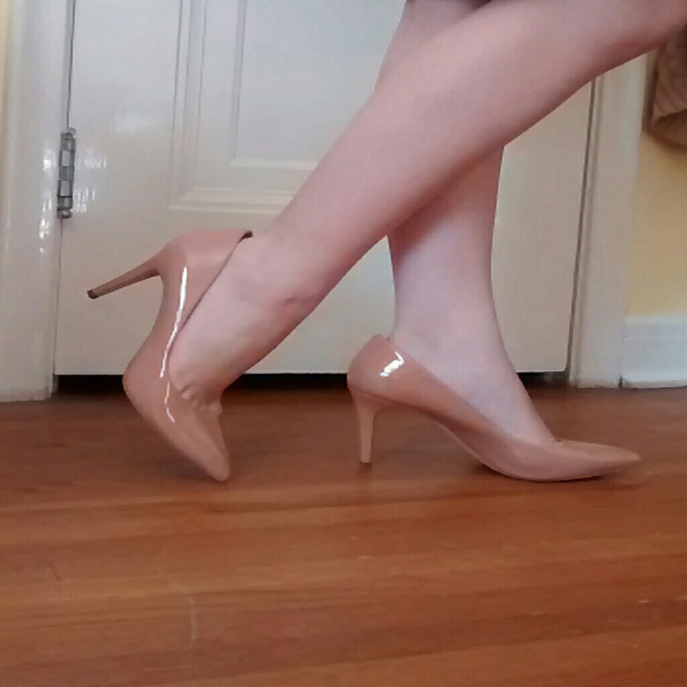 J. Crew Nude high heels 8.5